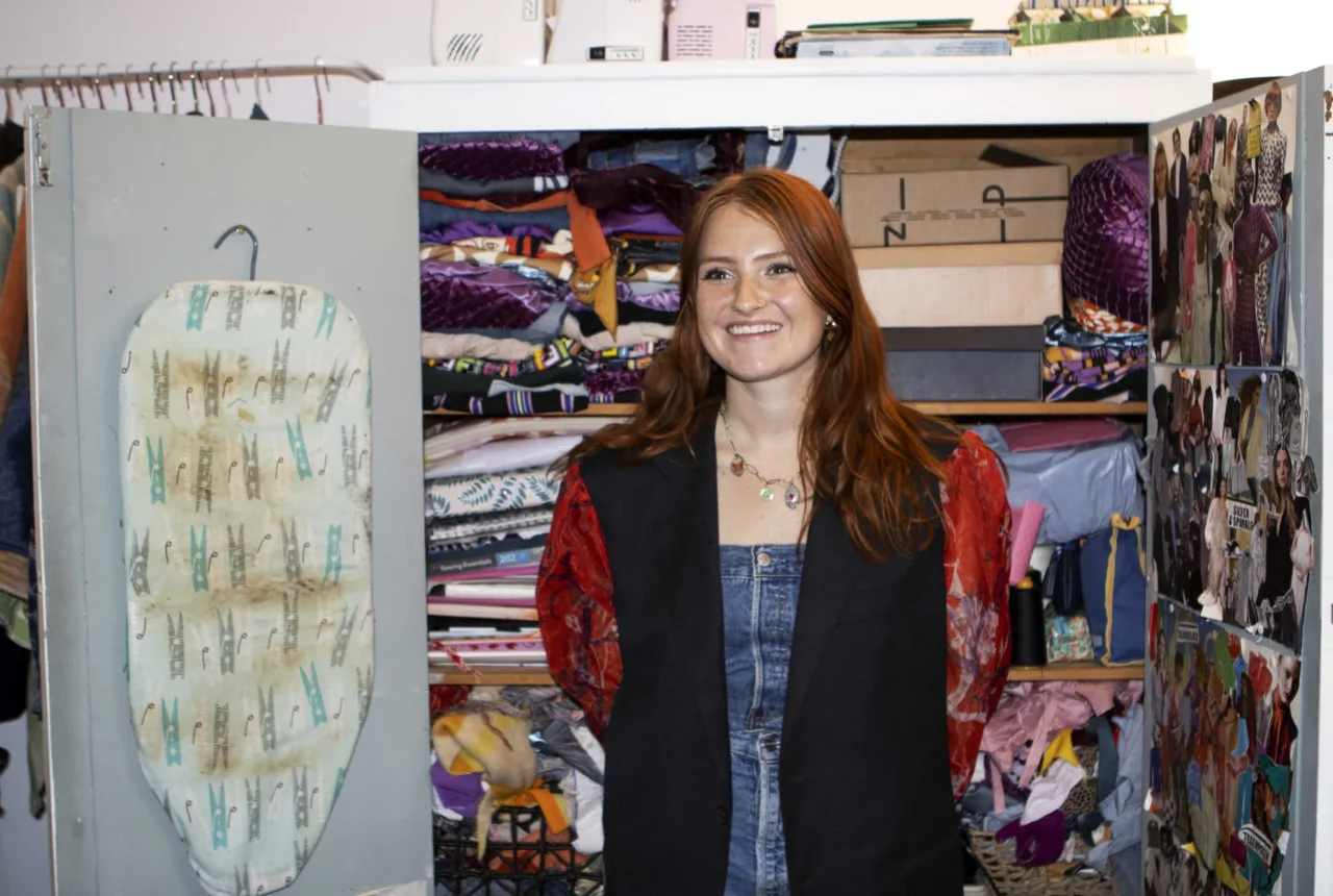 Isa Kempers van Redikly in haar atelier voor Zij maken Enschede. - Uit in Enschede