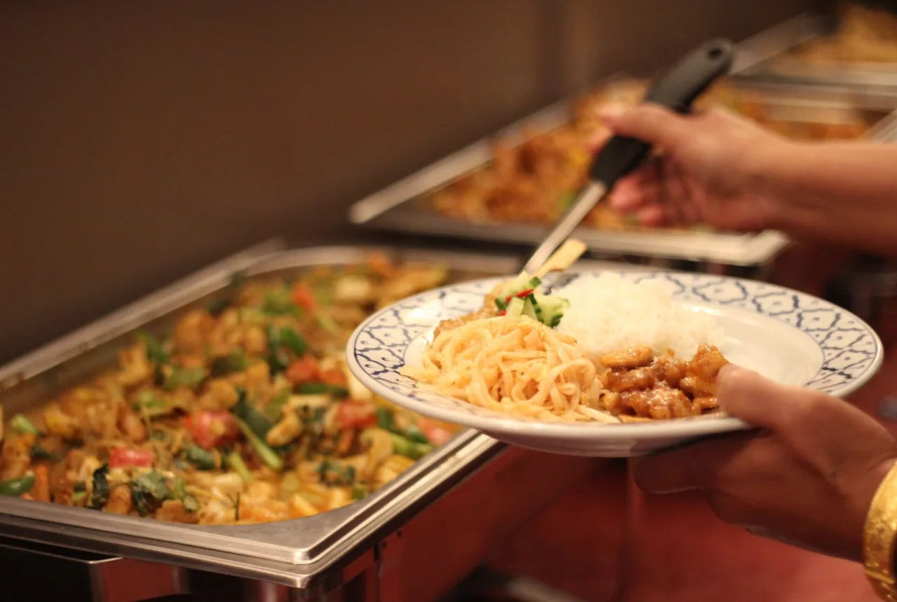 Die Büffetauswahl im Pinto Thai in Enschede - Uit in Enschede
