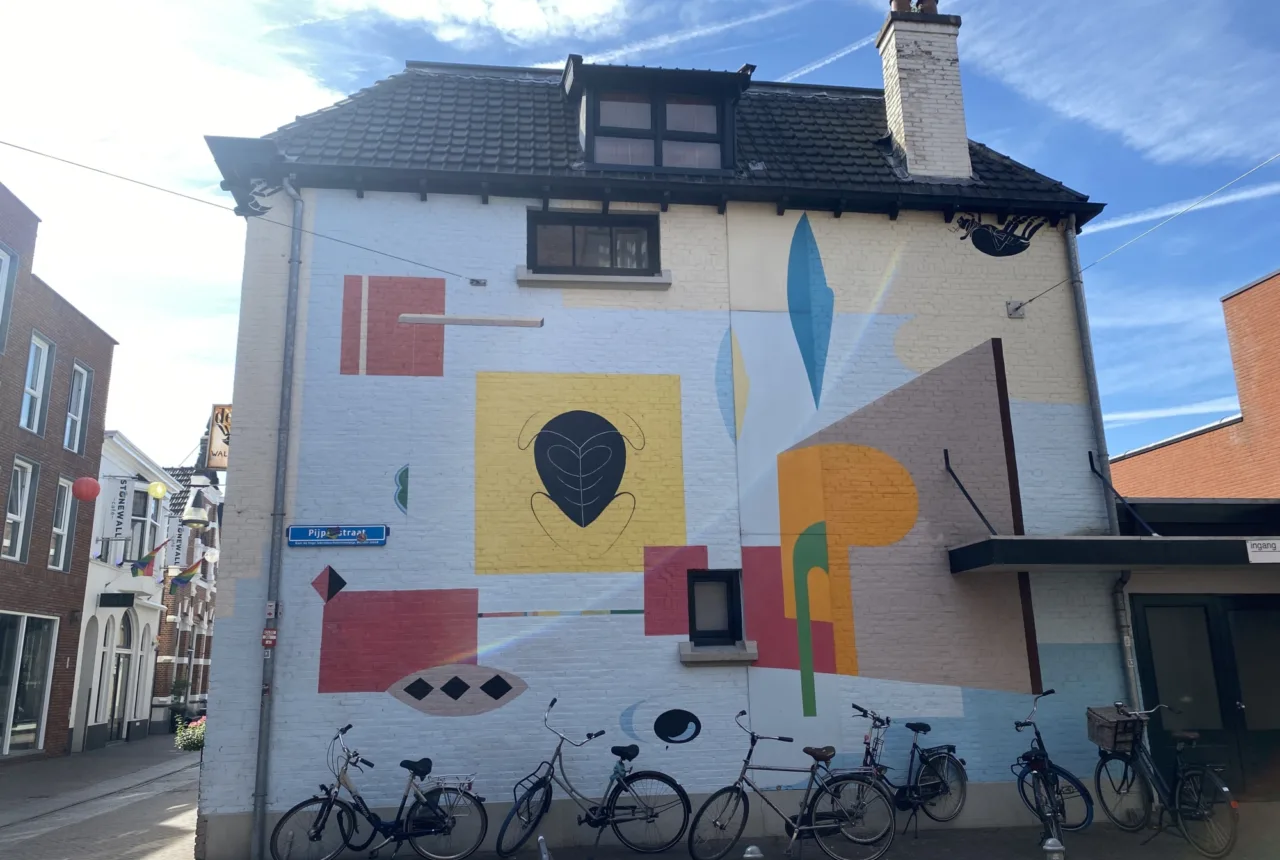 Jazzpodium de Tor Street art muurschildering geheimpje Enschede - Uit in Enschede
