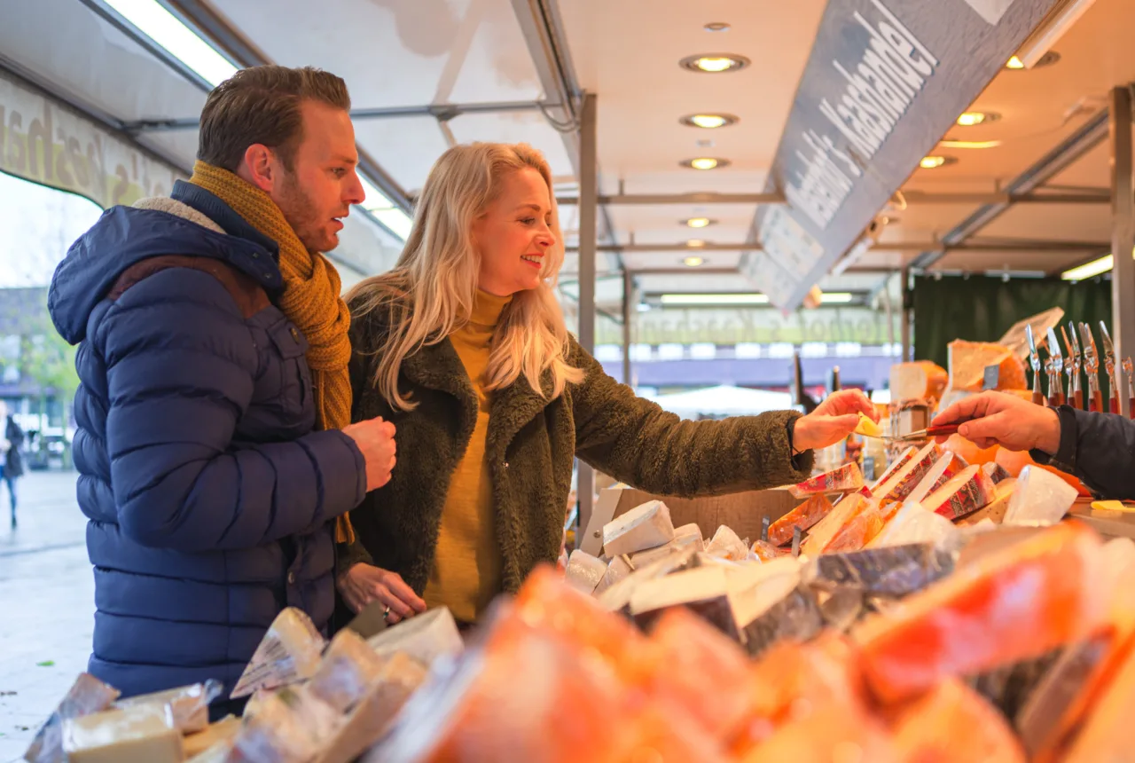 Auf dem Markt in Enschede - Uit in Enschede