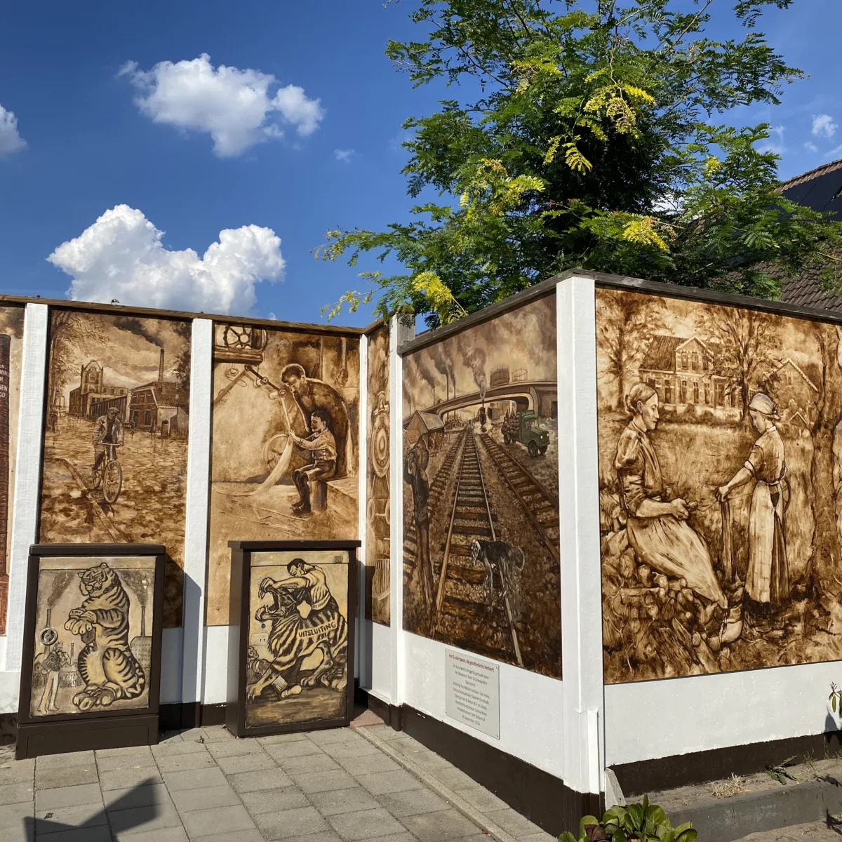 Hanterlanden streetart - Uit in Enschede