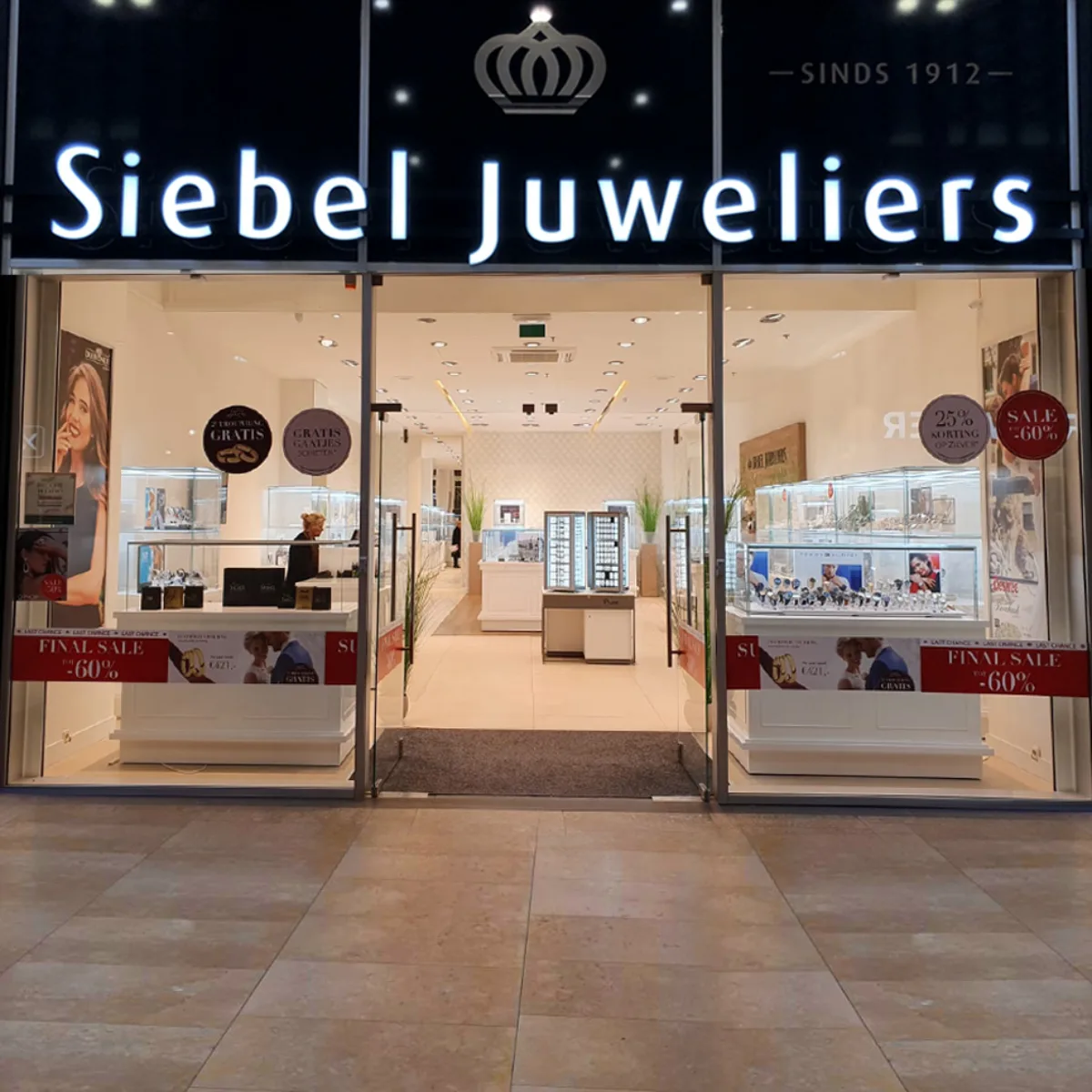 Außenansicht von Siebel Juweliers in Enschede - Uit in Enschede