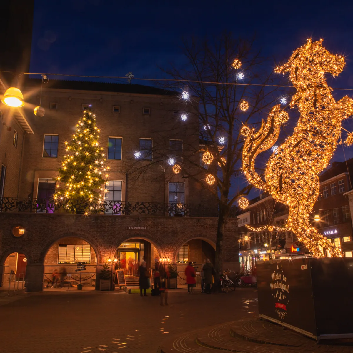 Weihnachtsbeleuchtung in Enschede - Uit in Enschede
