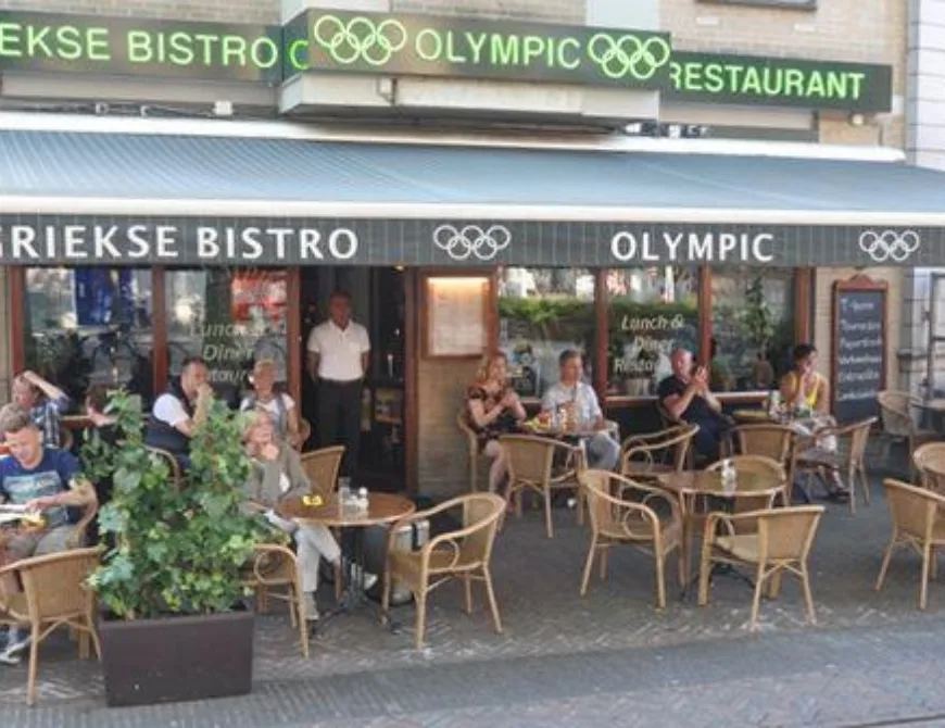 Außenansicht von Restaurant Bistro Olympic in Enschede - Uit in Enschede