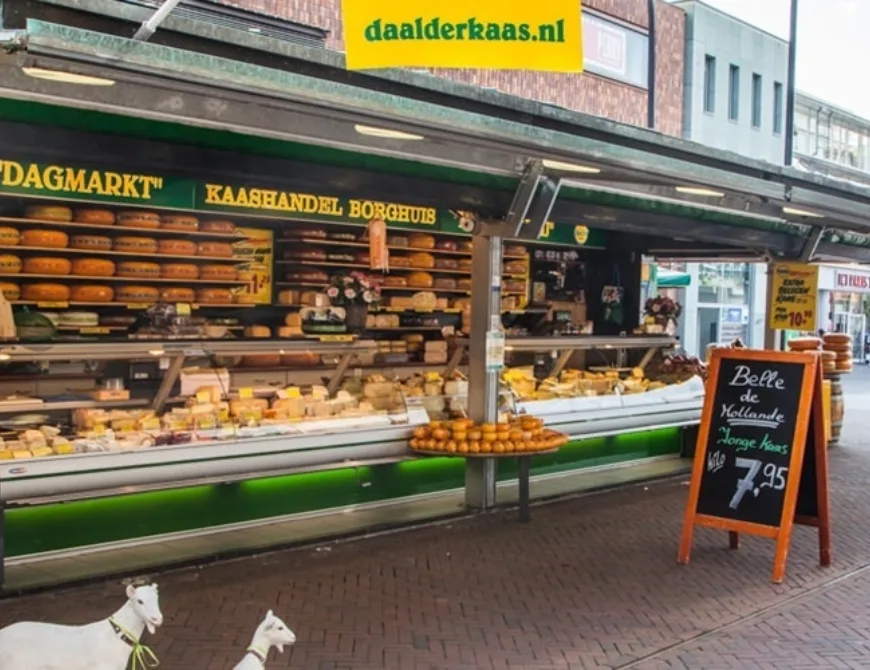 Kaashandel Borghuis dagmarkt winkelen Enschede - Uit in Enschede