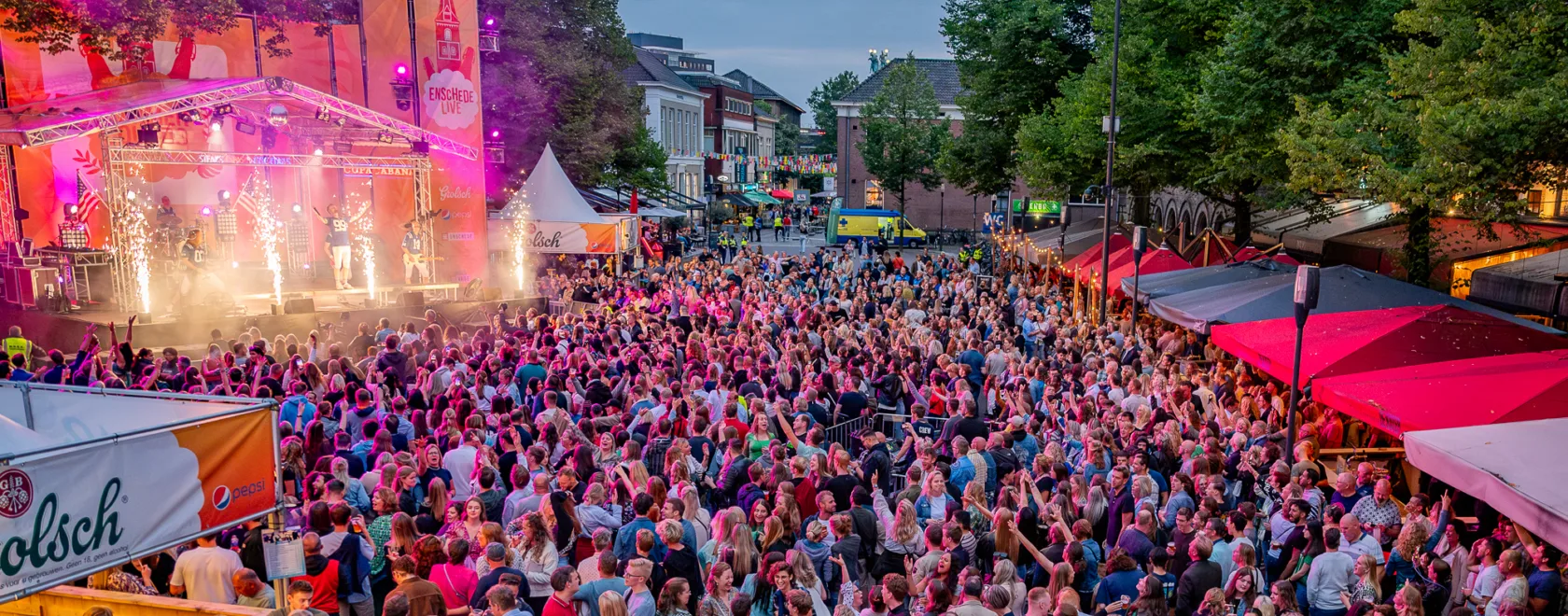 Grolsch Summer Sounds Enschede Live 2023 Oude Markt - Uit in Enschede